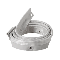 Hindermann Textilkeder Multifunktional in silber 2 Meter 