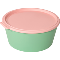 Koziol Nora Box Schale mit Deckel 2,2 Liter mid green/ sweet pink