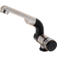 Barwig automatische compacte koudwaterkraan met 10 mm uitloop zwart/chroom