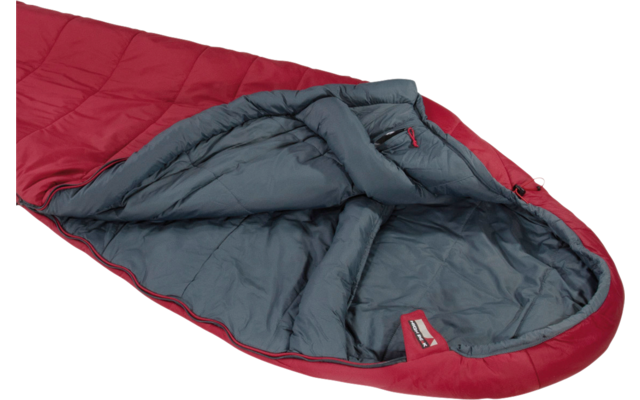 High Peak Hyperion 1 M mummy sleeping bag 210 x 80 cm dark red / gray