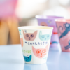 Kleines Produktbild Koziol Nora Cup M Purrs Becher 300 ml 1