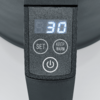 Display di un dispositivo elettronico con i pulsanti SET, KEEP WARM e un pulsante di accensione, mostra il numero 30