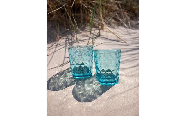 Product afbeelding Gimex Stone Line Opal Wasserglas 2 St&uuml;ck  1