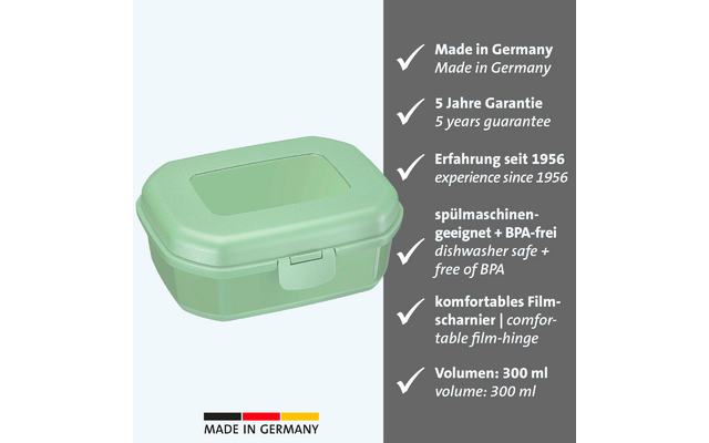 Westmark Snackbox Maxi 935 ml mint-grün