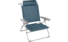 556072 - Brunner Endless Beach Strandstuhl stufenlos verstellbar grau 50 x 44 x 34 / 95 cm