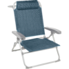 Kleines Produktbild Brunner Endless Beach Strandstuhl stufenlos verstellbar grau 50 x 44 x 34 / 95 cm 1