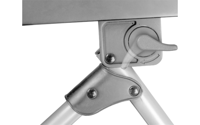 Produktbild Brunner Endless Beach Strandstuhl stufenlos verstellbar grau 50 x 44 x 34 / 95 cm 1