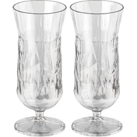 Koziol Club No. 17 Superglas Cocktailglas 400 ml 2er Set bruchsicher und isolierend crystal clear
