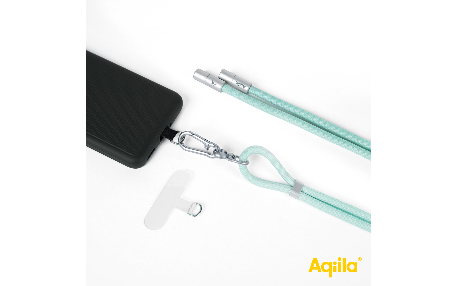 Product afbeelding Aqila Lanyard Power Cable Smartphone-Trageband mit USB-C 60 W 1