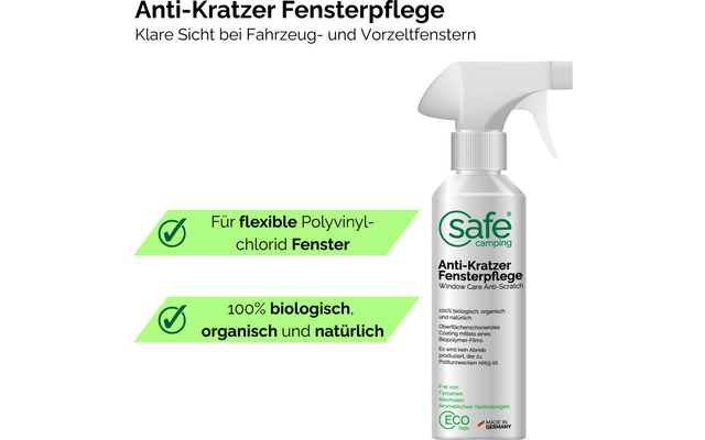 Produktbild Safe Camping Anti-Kratzer Fensterpflege f&uuml;r Acrylglas und PVC 1