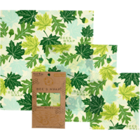 Paquete mixto de 3 pa&ntilde;os de cera de abeja Forest floor Bees Wrap