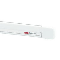 Fiamma F45eagle 350 Markise mit Motor Geh&auml;usefarbe Polar White Tuchfarbe Royal Grey 350 cm
