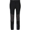 Pantalon de plein air noir avec renforts gris aux genoux, vue de face