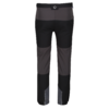 Pantalon de travail noir et gris foncé avec plusieurs poches et des détails réfléchissants sur la partie inférieure de la jambe