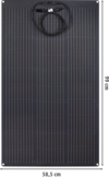 Berger FX100 Flexibles Solarpanel 100 W