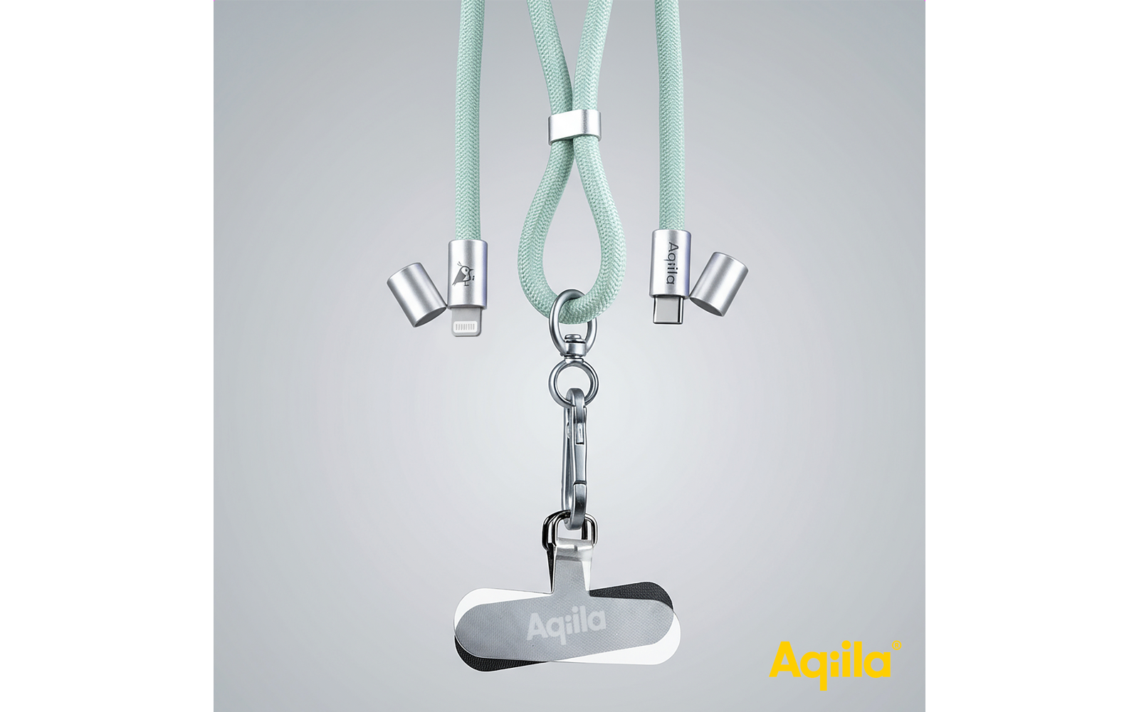 Product afbeelding Aqila Lanyard Power Cable Lightning Smartphone-Trageband 30 W 1