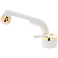 Barwig Perfect Automatique Mitigeur monocommand&eacute; 3 bar commutation automatique blanc/or