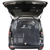 Mosquitera trasera Mayr Van con cremallera adecuada para Caddy 5/Caddy 5 Maxi y Connect (corta/larga) con malla fina