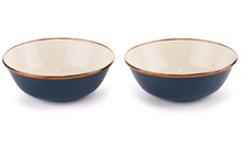Barebones Enamel Emaillegeschirr Schüsselset 2-tlg. blau