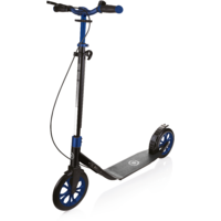 Globber One NL 230 Ultimate Zweirad Scooter klappbar mit Handbremse titan-kobaltblau