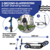 Kleines Produktbild Globber One NL 230 Ultimate Zweirad Scooter klappbar mit Handbremse 1
