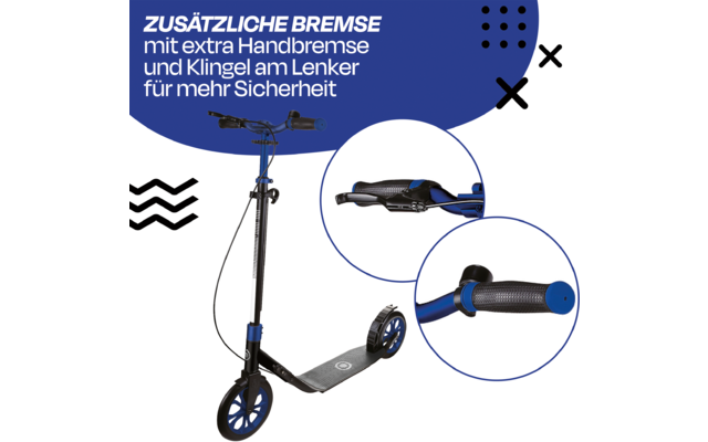 Produktbild Globber One NL 230 Ultimate Zweirad Scooter klappbar mit Handbremse 1