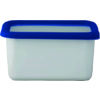 HoneyWare enamel food storage box S high 0.7 liters blue