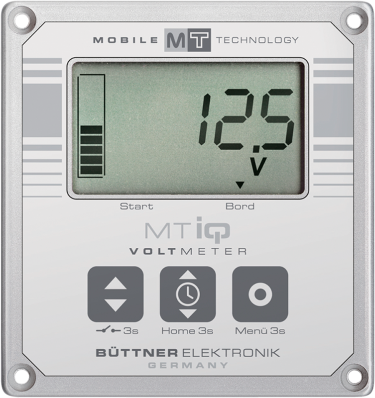 Büttner LCD Voltmeter und Zeitschaltuhr Spannungsmesser für