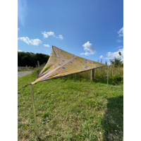 Bent Sonnensegel TC-Zip-Canvas Single aus Baumwoll-Mischgewebe Scandinavian Design forrest blueberrys