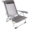 Bo-Camp silla de playa Saint-Tropez con almohada Gris