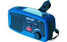 PowerPlus Panther Dynamo Radio USB solare con luce LED 5 in 1