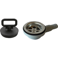 Drain with Plug 90 Degree Angled for Hose (20/25mm) Can C-LP1800