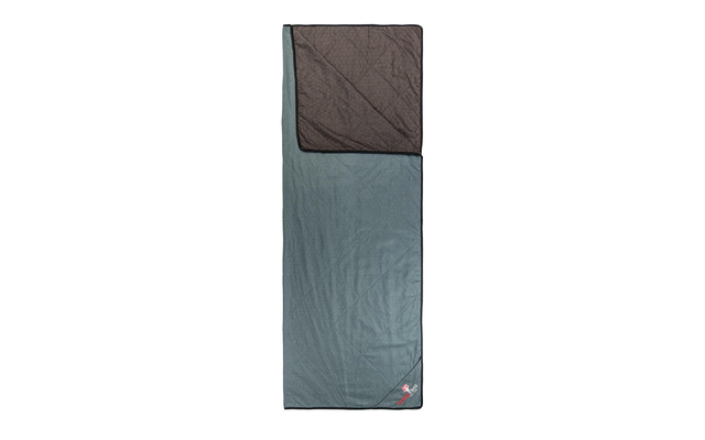Grüezi Bag WellhealthBlanket Saco de dormir de lana rojo oscuro/naranja oxidado