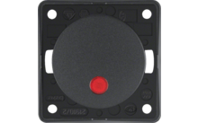 Berker Konroll-Ausschalter Integro Flow/Pure 2-polig für Beleuchtung und Kontrollschaltung mit integrierter Glimmlampe 