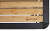 Berger Royal Alu-Bambus Rolltisch schwarz 110 x 70 cm