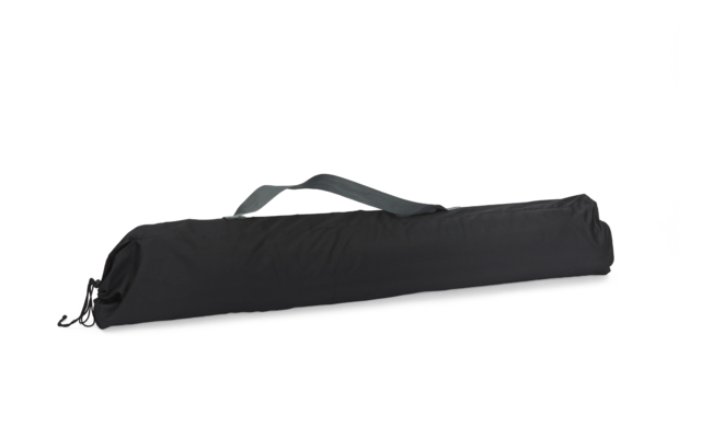 Berger Roya roltafel bamboe-aluminium zwart 110 x 70 cm