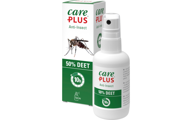 Care Plus Anti Insect Deet 50% Spray, 200 ml Repellente per insetti