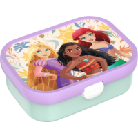 Mepal Campus lunchbox met bento-inzetstuk van polypropyleen met uitneembaar bentovak en vork 750 ml Princess Power