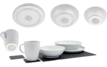 Silwy Brunner Dolomit Magnet-Geschirrset Kunststoff 11-teilig für 2 Personen