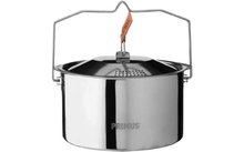 511497 563540 - Primus CampFire Campingtopf aus Edelstahl mit Siebdeckel und Metallbügel 2-teilig