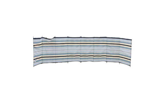 Blue Diamond striped windbreak 7.3 x 1.22 meters sand gray