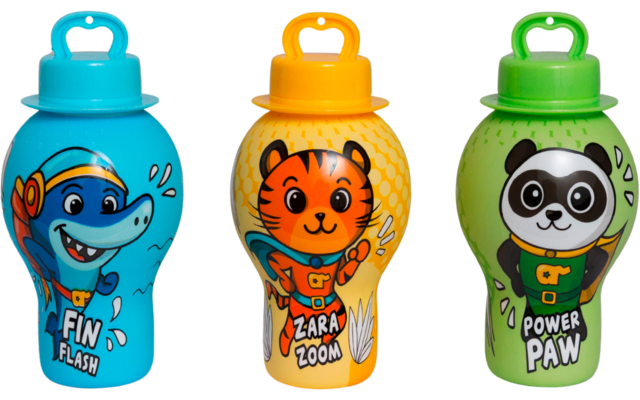 Product afbeelding alldoro Hero Animal Seifenblasen auslaufsicher 30 ml farblich sortiert 1