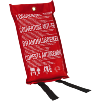 Abus LD1118 Löschdecke für Feuer 1 x 1 Meter