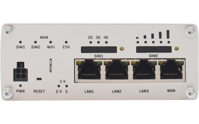 SELFSAT 4G / LTE & WLAN Internet Router  MWR 4550 Komplettset bis 300 Mbps inkl. 4G / 5G ready Dachantenne schwarz