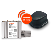 Selfsat 4G / LTE & WLAN Internet Router MWR 4550 Complete Set up to 300 Mbps with 4G / 5G Ready Roof Antenna Black