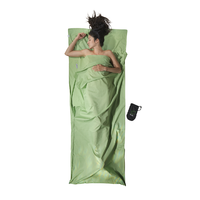 Sac de couchage léger de voyage rectangle coton organique ombre forestière Cocoon