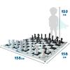 Kleines Produktbild alldoro XXL Schachspiel 158 x 158 cm 1