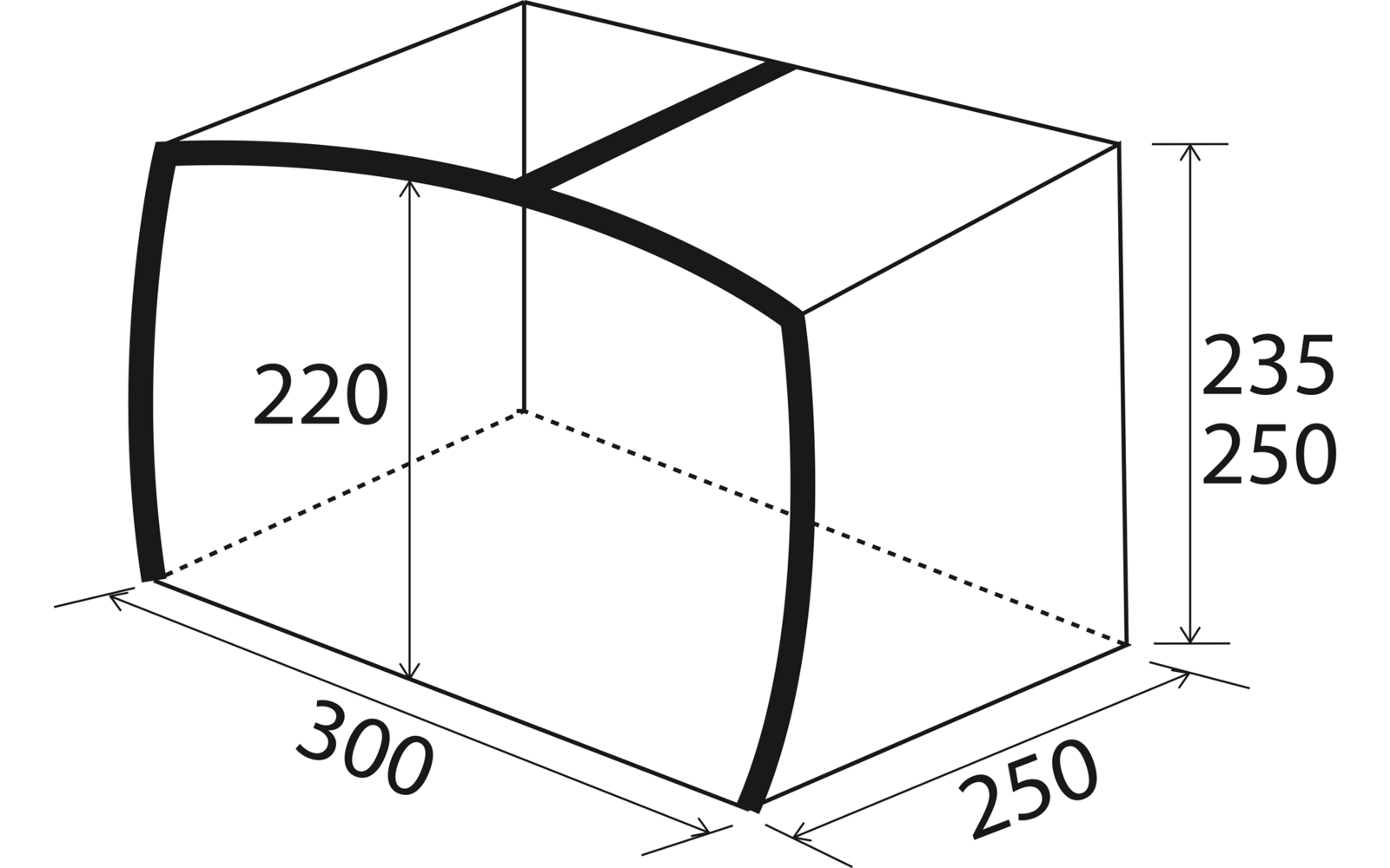 Produktbild Brunner Skia A.I.R. Tech Sonnendach aufblasbar  1