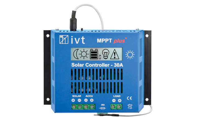 IVT MPPTplus Solar-Controller Laderegler 12 V / 24 V 30 A