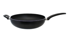 Poêle wok avec contre-poignée Elo Basic Bratprofi 32 cm noir